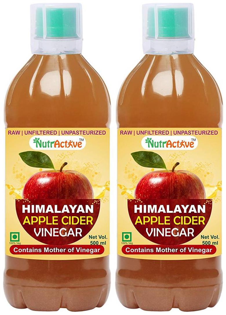 

Nutractive Himalayan Apple Cider Vinegar With Mother Of Vinegar1000 g Pack Of 2 500ml Each