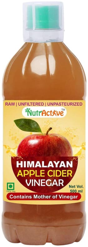 Buy Nutractive Himalayan Apple Cider Vinegar With Mother Of Vinegar Unfiltered 500 Ml Online At Low Prices In India Paytmmall Com