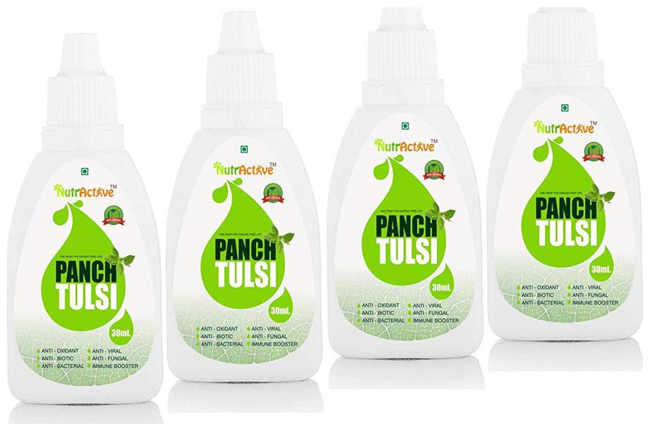 

Nutractive Tulsi Drops (Panch Tulsi Ark)30 ml 120 g Pack Of 4 30ml Each