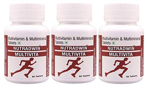 

Nutradwin Multivitamin Multiminerals Antioxidant Natural Extract Ginseng Ginkgo Biloba Extract- 60 Tablets (Pack of 3 )