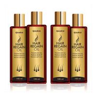

Nutrafirst 100 Natural And Herbal Hair Regain Oil With Amla Neem Saffron And Tulsi For Hair Growth 100 ml (Pack Of 4)