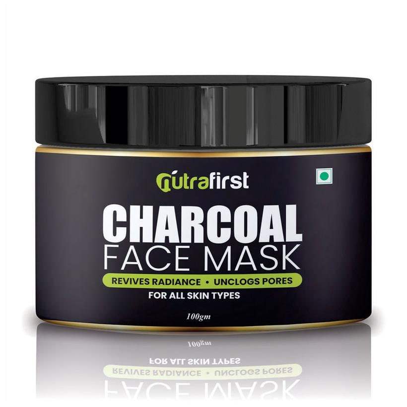 

Nutrafirst Charcoal Mask For Blackhead Removal Deep Pore Cleansing-100g (Pack Of 1)