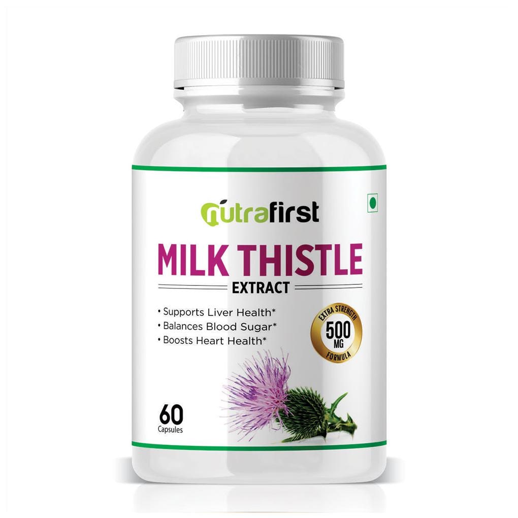 

Nutrafirst Pure Milk Thistle Extract To Support Liver Health - 60 Capsules (Pack Of 1)