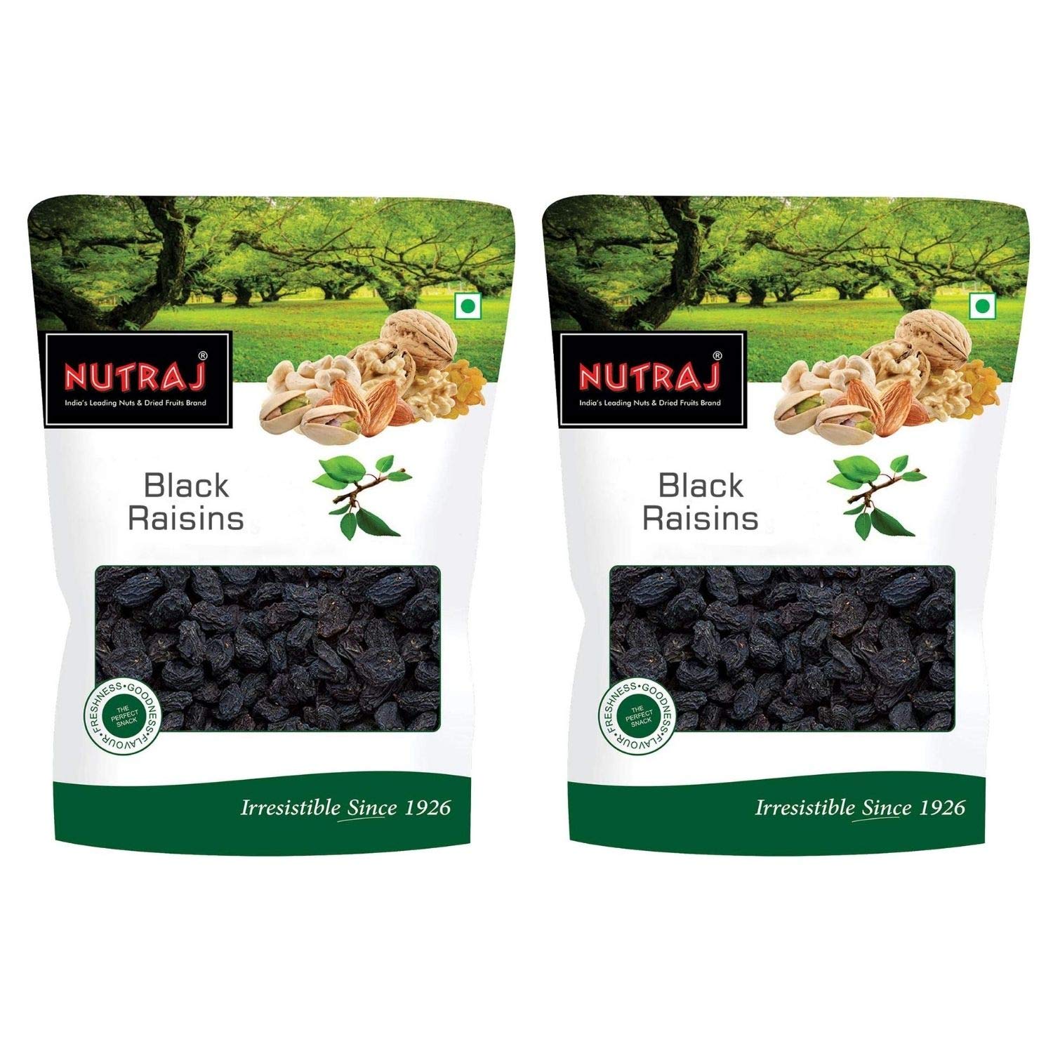 

Nutraj Black Raisins ( Kali Draksh) Seedless 200g(Pack of 2)