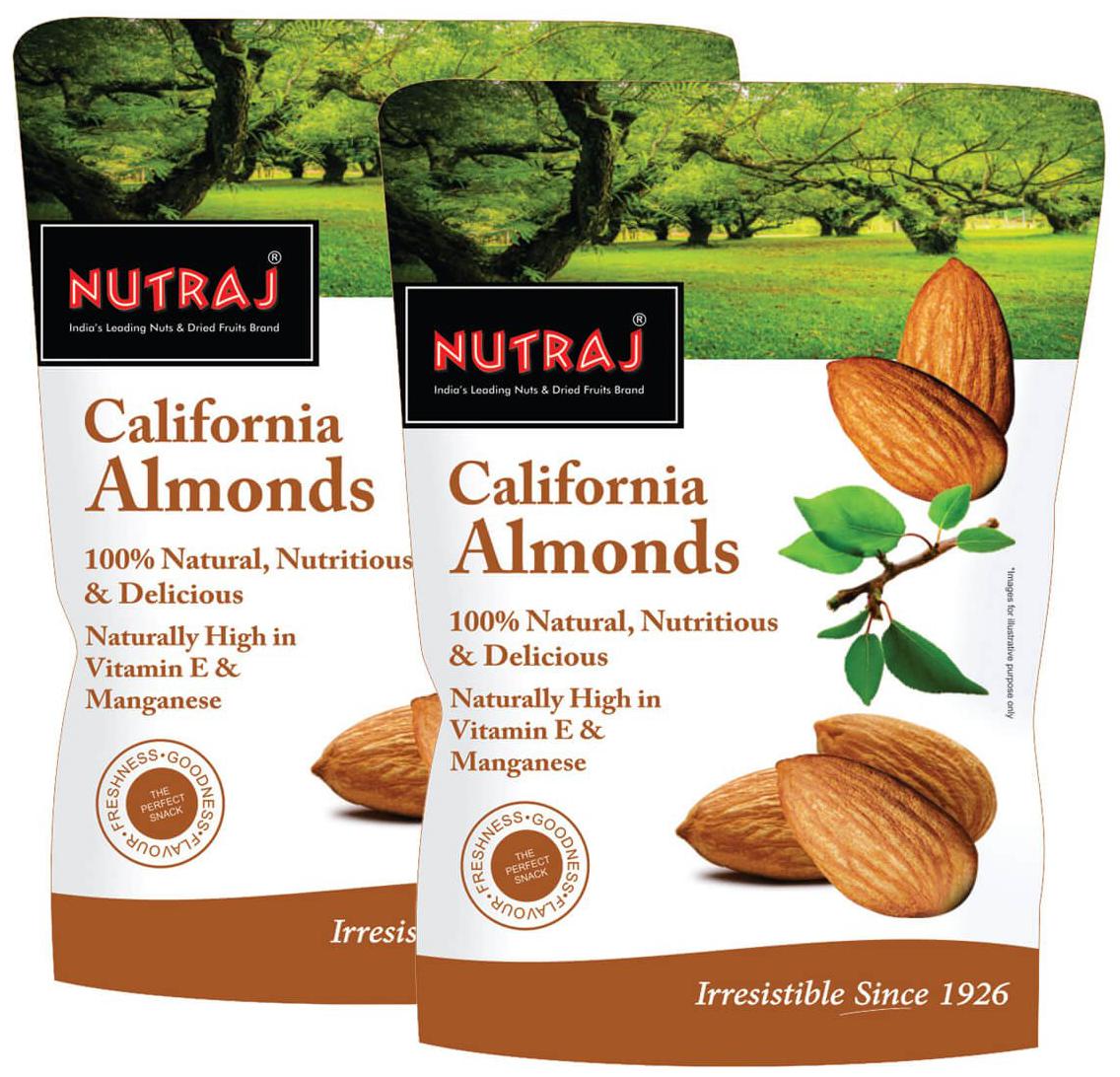 

Nutraj California Almonds 250 G (Pack Of 2)