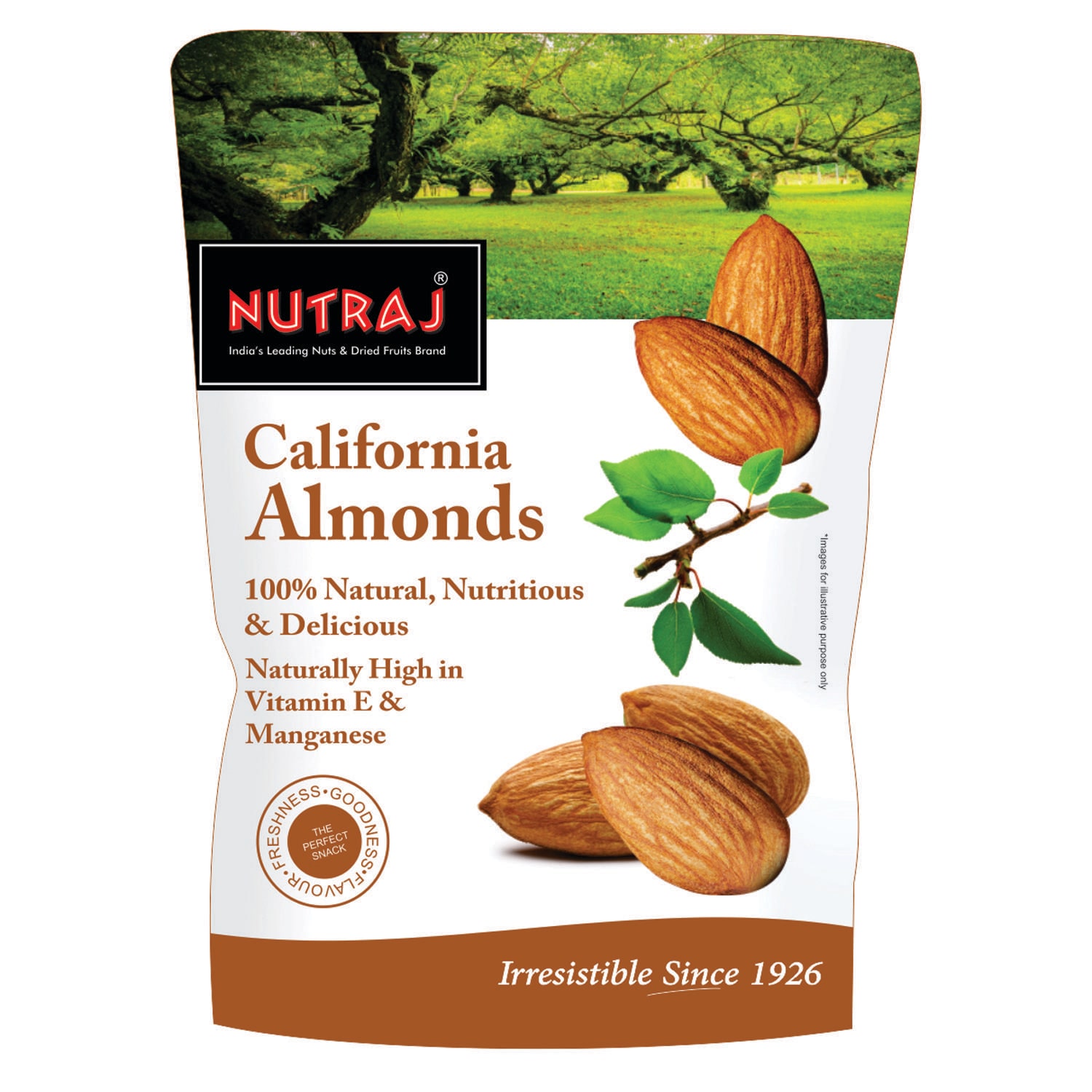 

Nutraj Dry Fruit Almonds 250 g (Pack of 1)