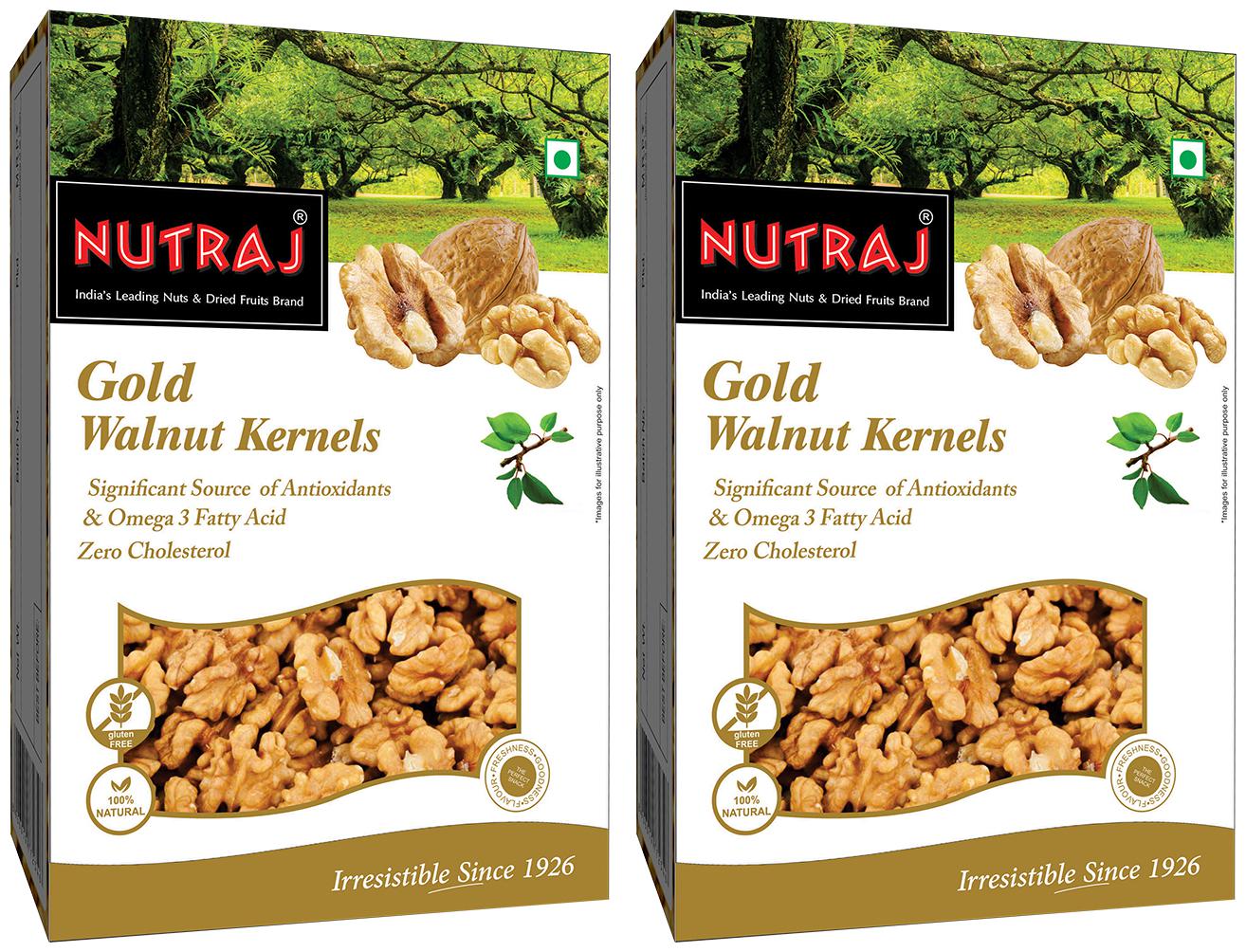 

Nutraj Gold Walnut Kernels 250 G (Pack Of 2)