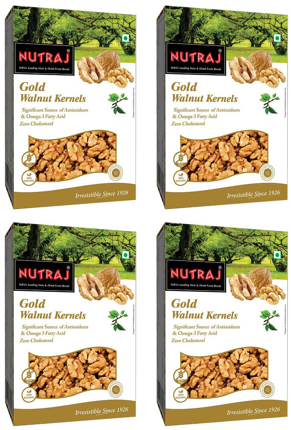 

Nutraj Gold Walnut Kernels 250g(Pack of 4)