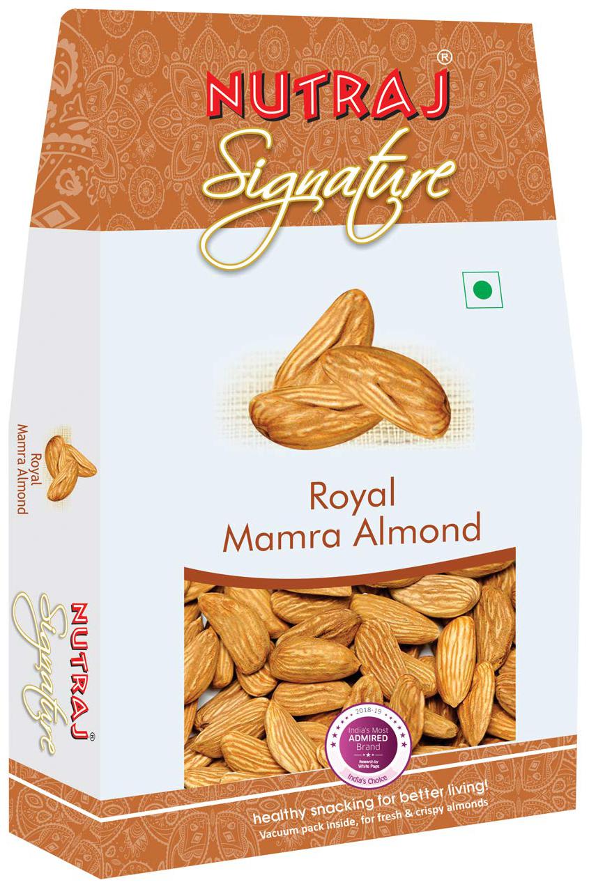 

Nutraj Signature Mamra Almonds (Badam Giri) 200g - Vacuum Pack