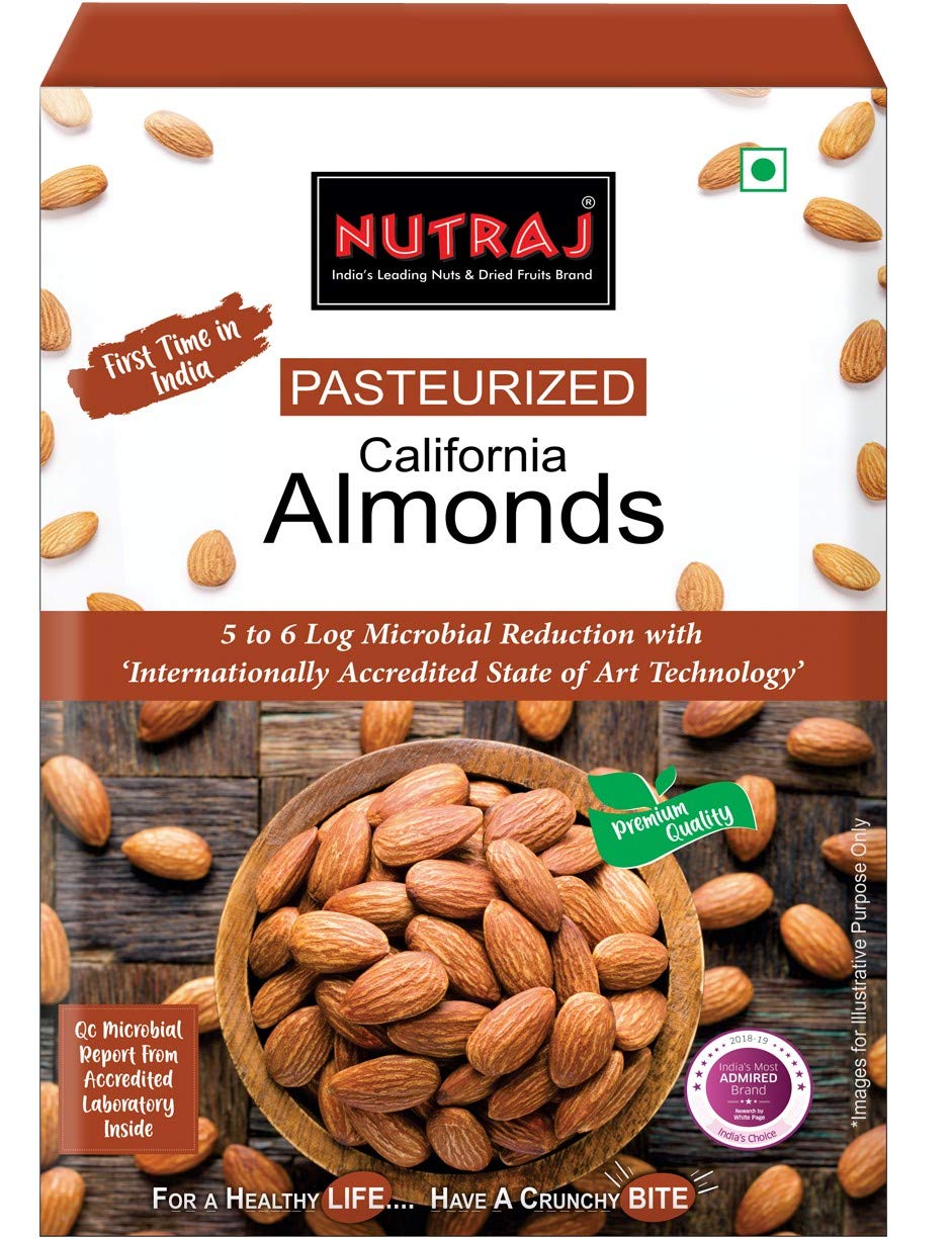 

Nutraj Pasteurized California Almonds 1Kg (Pack of 1)