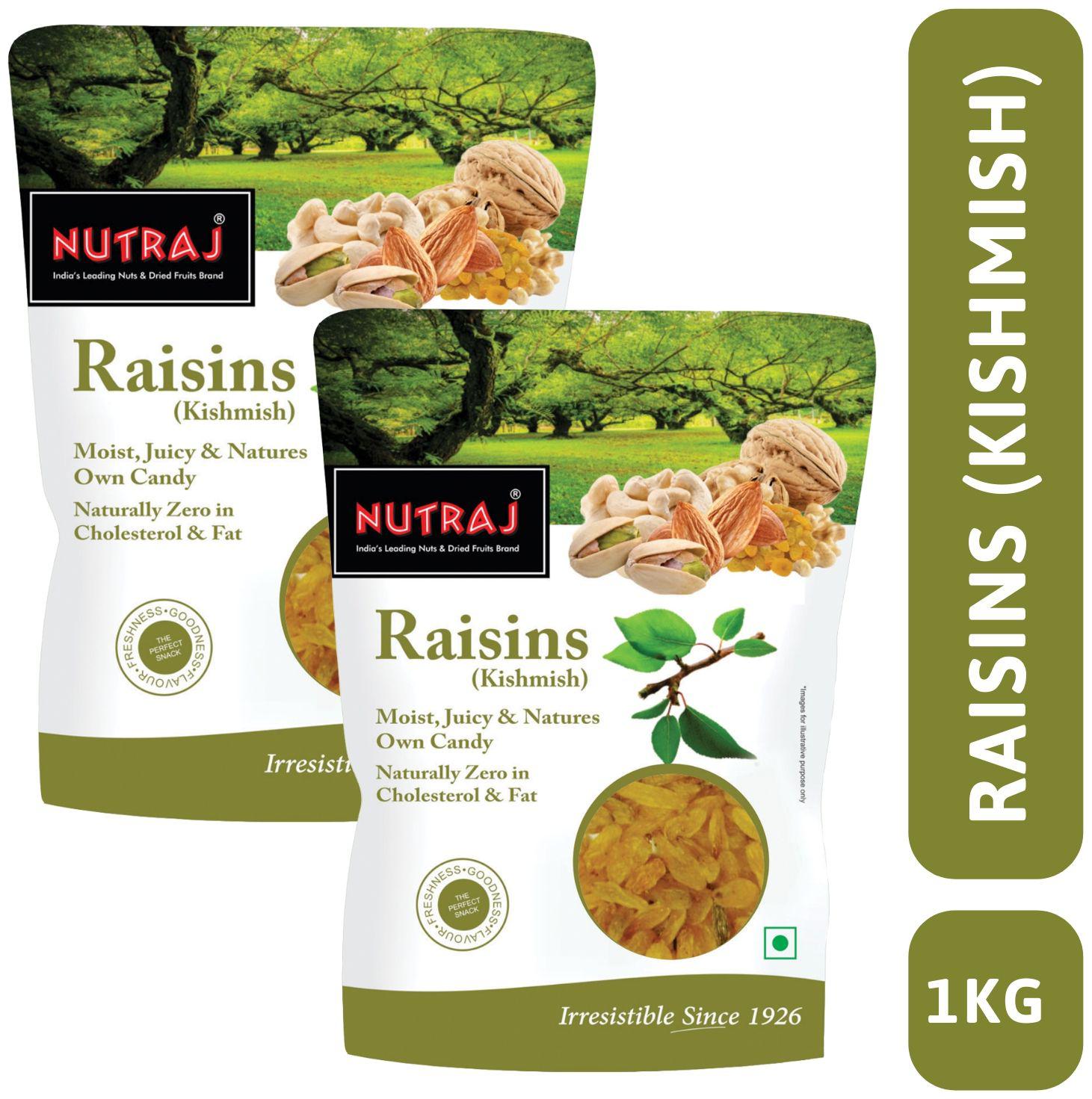

Nutraj Super Long Raisin 1 kg (500g X 2)