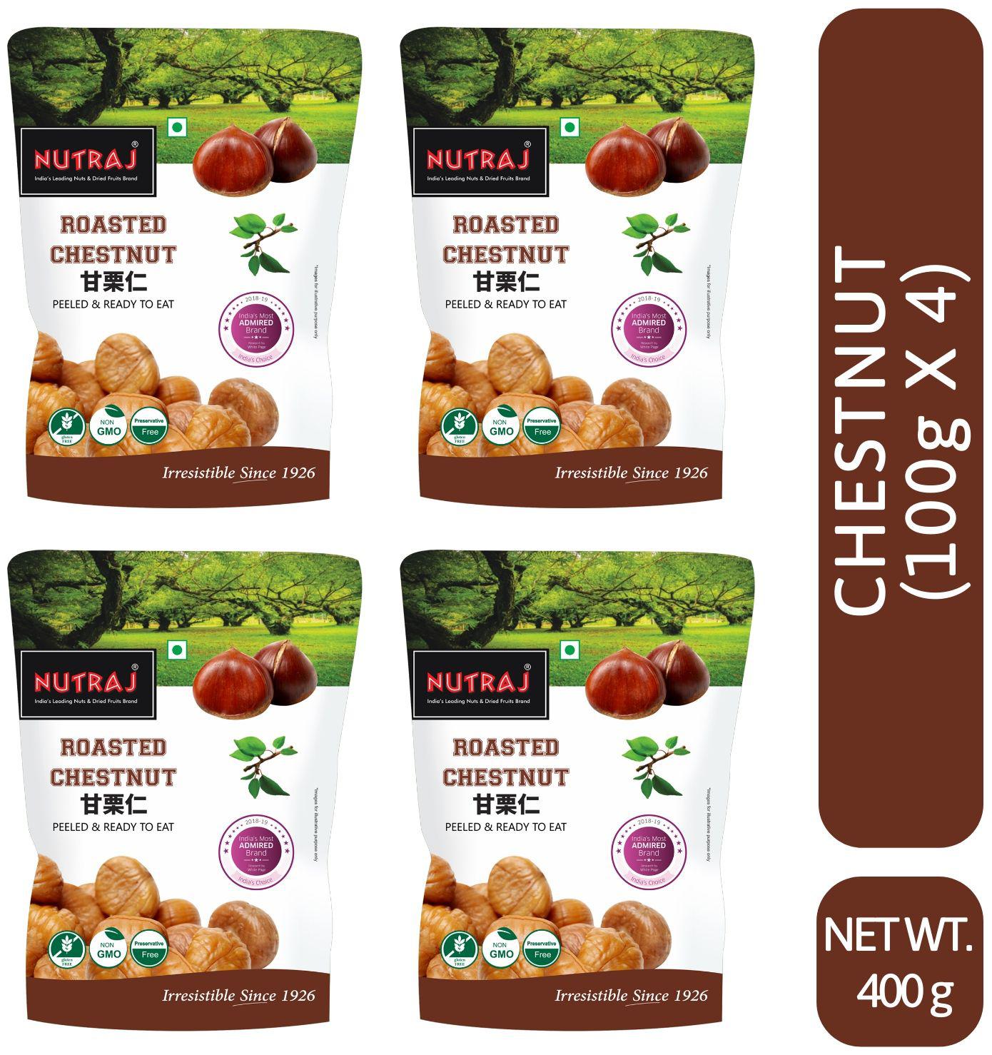 

Nutraj Roasted Chestnut 400g (100g X 4)