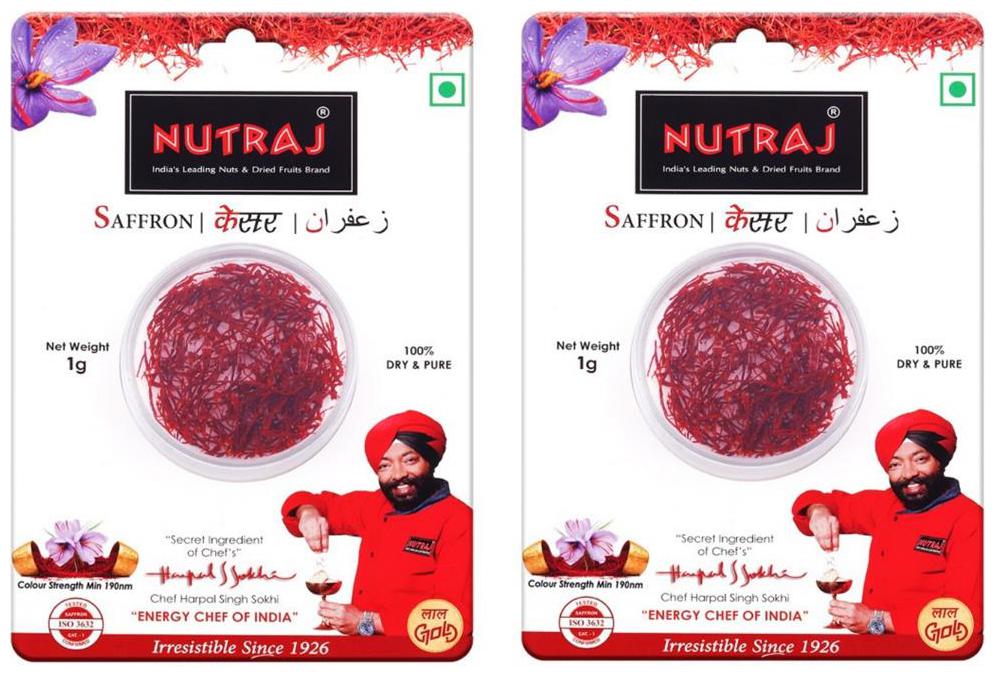 

Nutraj Saffron (Kesar) 2g (2 X 1g)