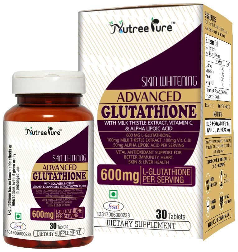 

Nutree Pure Advance Glutathione 600 mg 30 Tablets