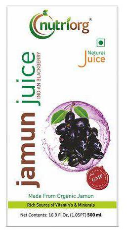 

Nutriorg Jamun Juice 500 ml