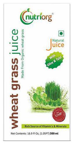 

Nutriorg Wheat Grass Juice 500 ml