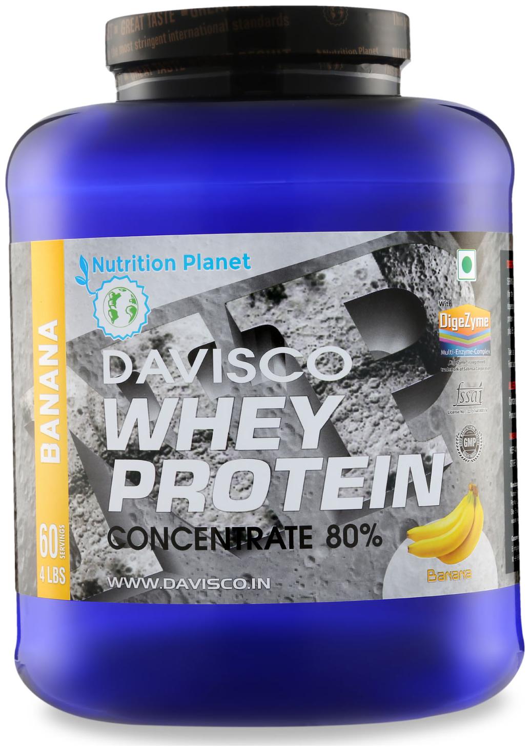 

Nutrition Planet Davisco Whey Protein With Added DigeZyme Banana 4 lbs