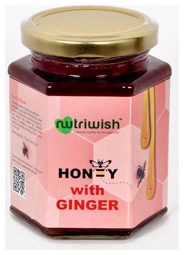 

NUTRIWISH 100 Pure Organic Honey Infused With Ginger 350 g