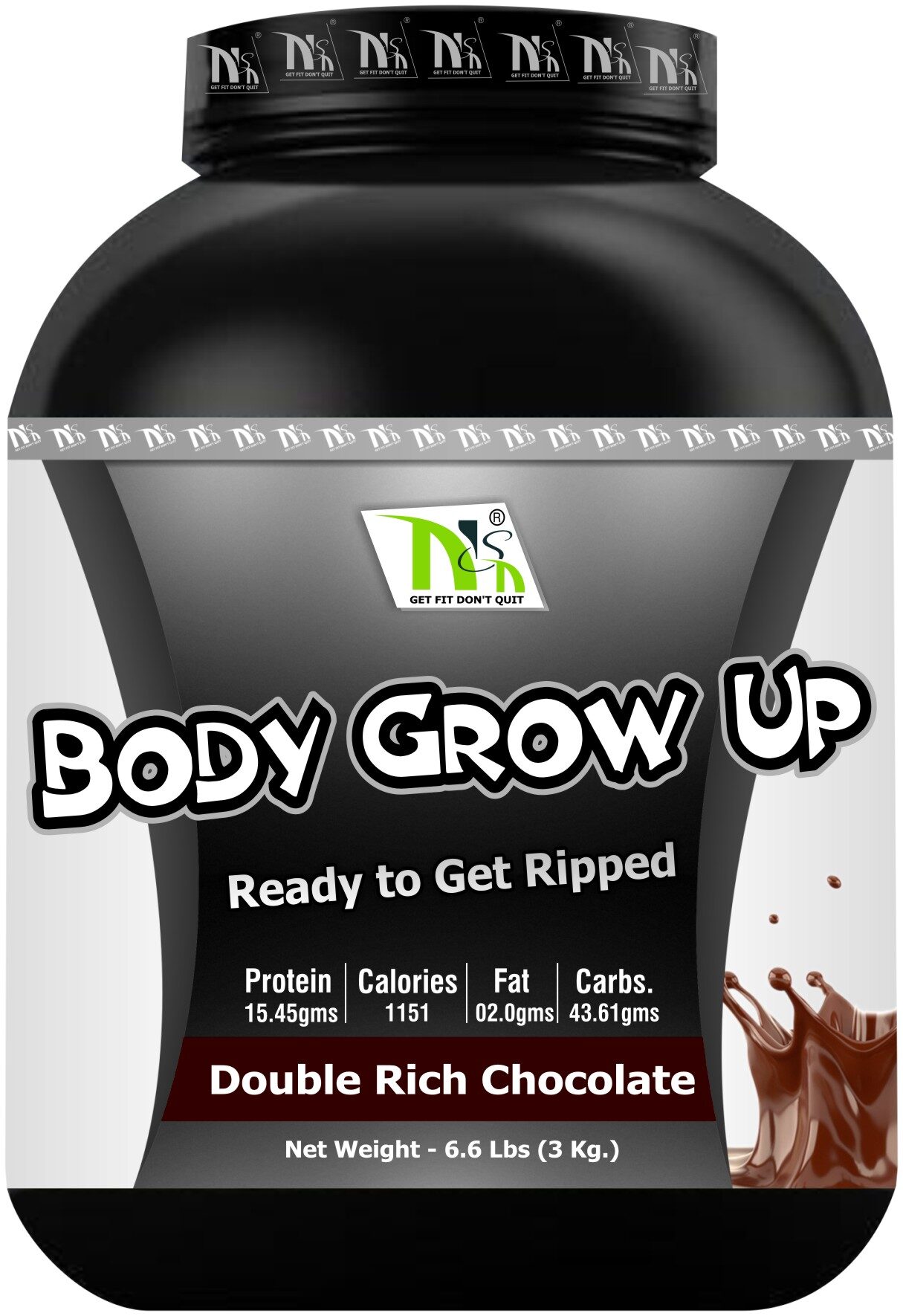 

Nutro Sports Nutrition Body Grow Up 3 kg ( Pack of 1 )