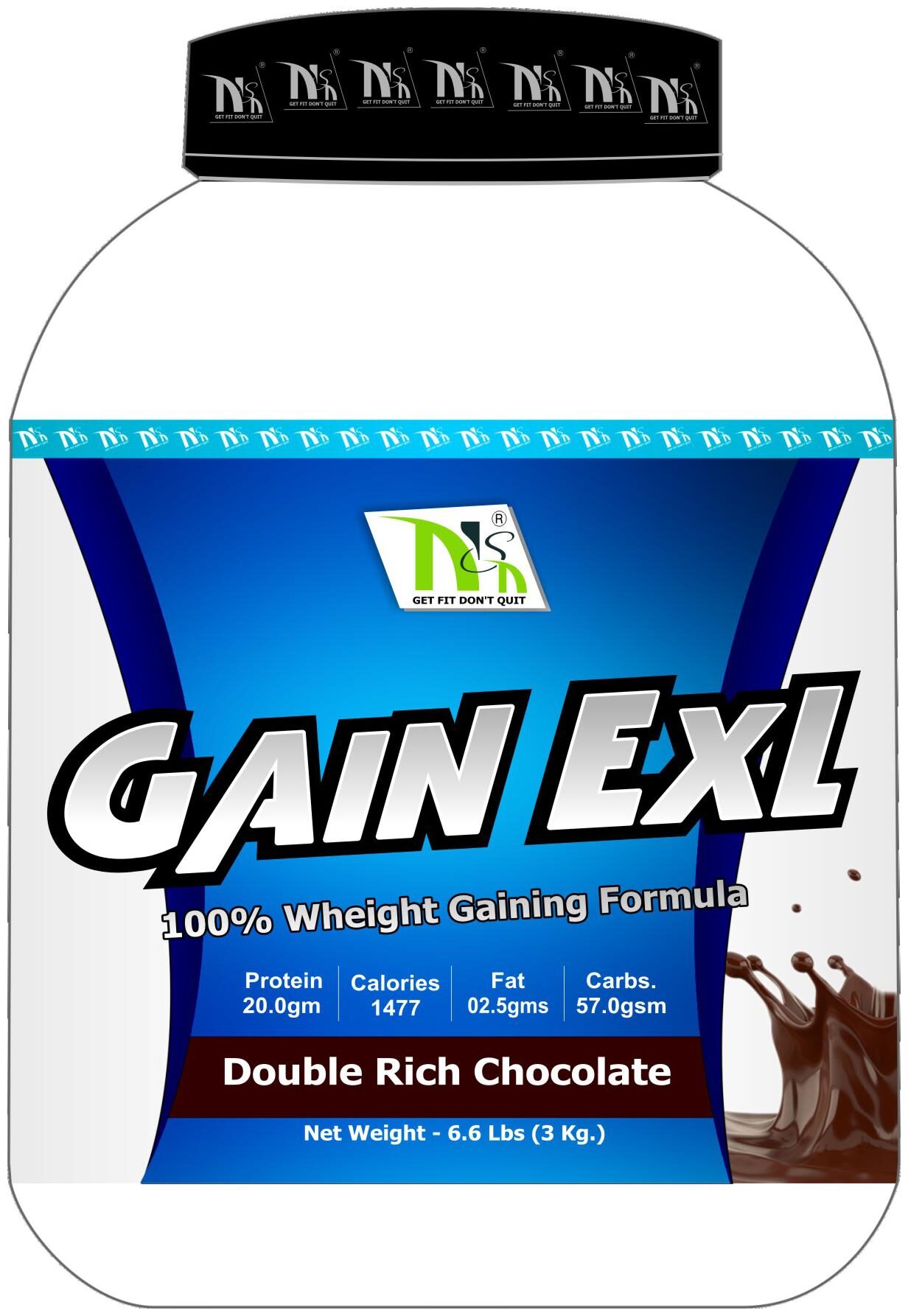 

Nutro Sports Nutrition Gain Exl 3 kg ( Pack of 1 )
