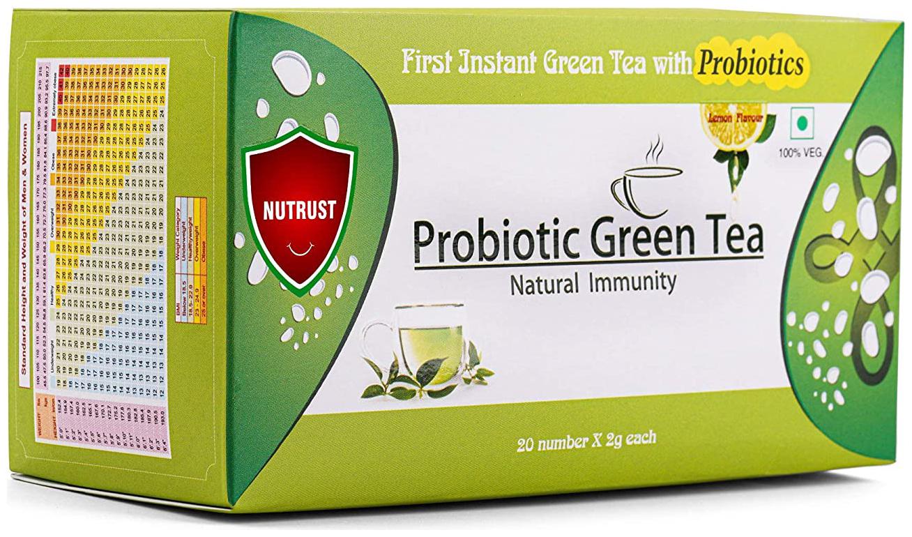 

Nutrust Probiotic Green Tea 20 sachet (Pack of 2)