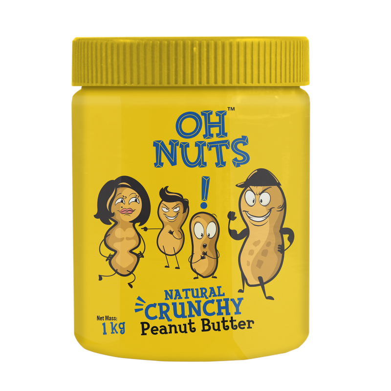 

Nutty Oh Natural Crunchy Peanut Butter 1 kg