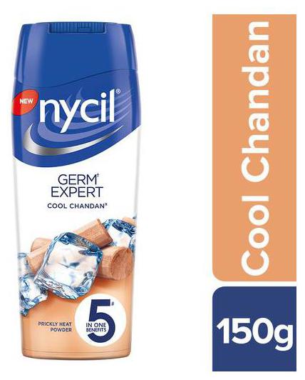 

Nycil Prickly Heat Powder - Cool Chandan With Sandalwood Fragrance 150 g