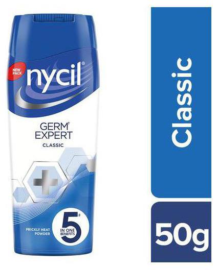 

Nycil Prickly Heat Powder - Classic Caring Protection 50 g