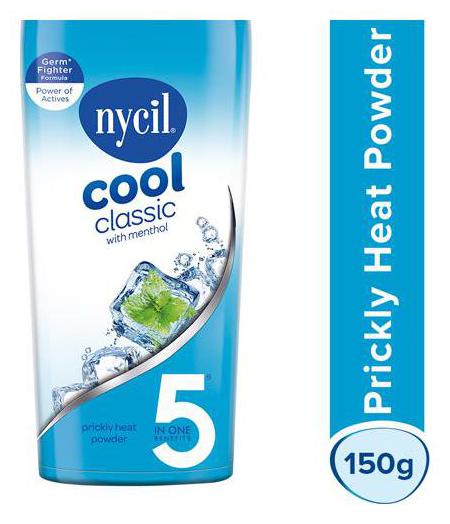 

Nycil Prickly Heat Powder - Cool Classic With Menthol Cosmetic 150 g