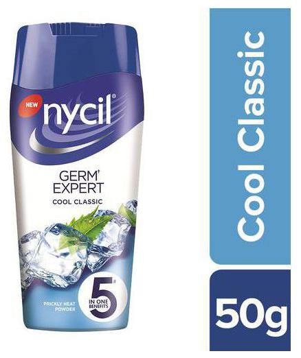 

Nycil Prickly Heat powder - Cool Classic With Menthol Cosmetic 50 g