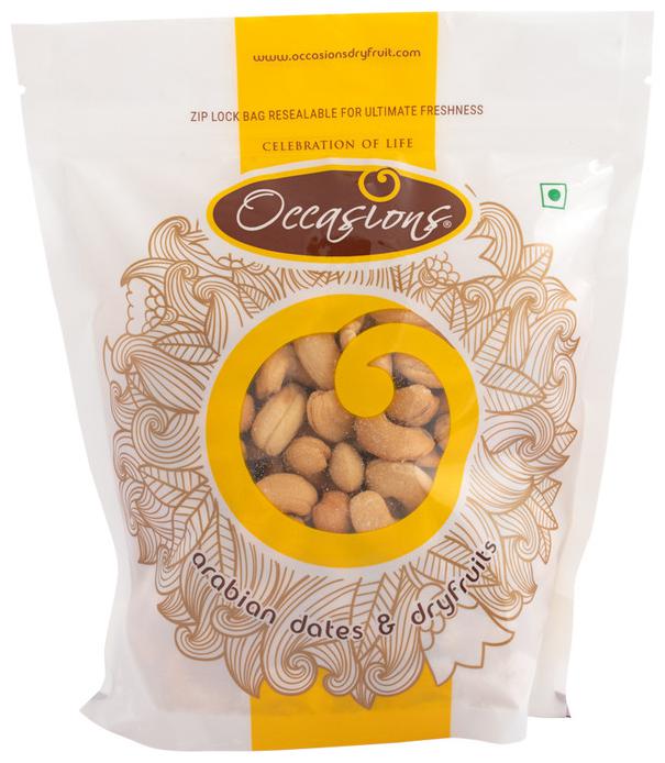 

Occasions Dry Fruit Fry Salted Cashew Fresh Cashew Fried with salt Cashewnuts Namkeen kaju High Quality White Cashew 500g (Pack of 1)
