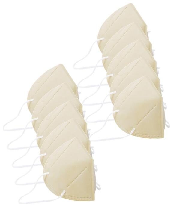 

Ocean N95 Face Mask For Men Women Pack Of 10 (Beige)