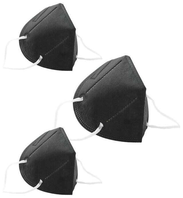 

Ocean N95 Face Mask For Men Women Pack Of 3 (Black)