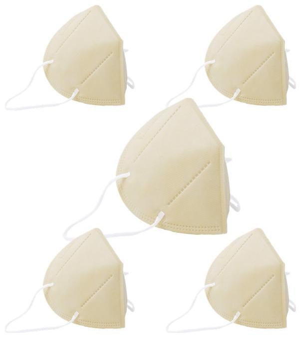 

Ocean N95 Face Mask For Men Women Pack Of 5 (Beige)