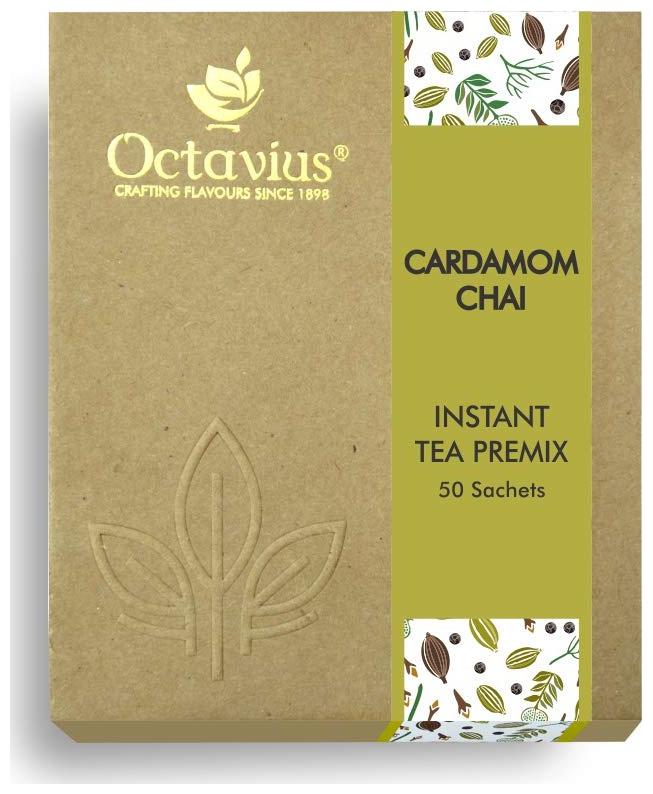 

Octavius Cardamom Instant Tea - 50 Sachets x 15g Each (Pack of 1)