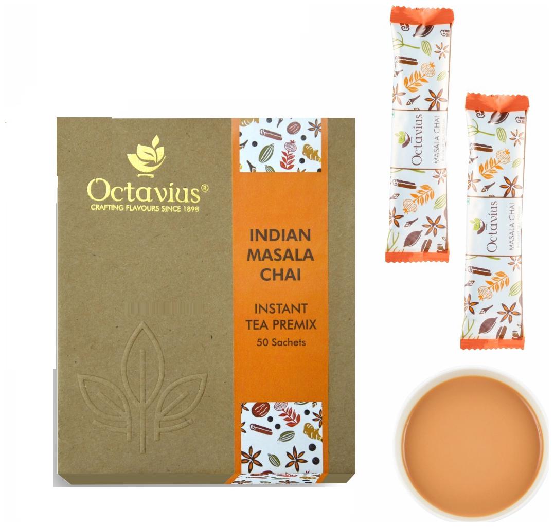 

Octavius Indian Masala Instant Tea Premix- 50 Sachet (Sweetened) 750g