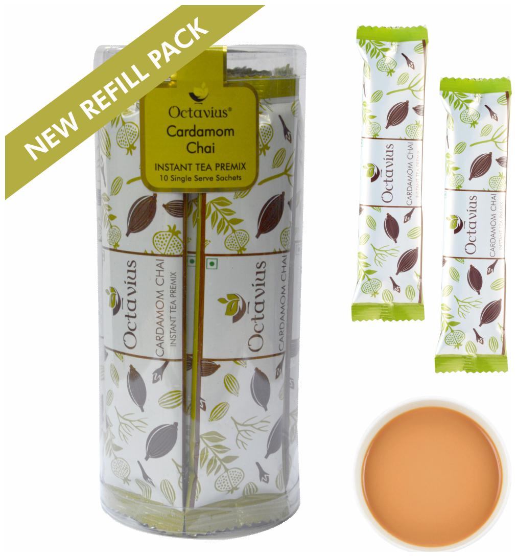 

Octavius Rich Cardamom Instant Tea 10 Sachets (Sweetened) 150g