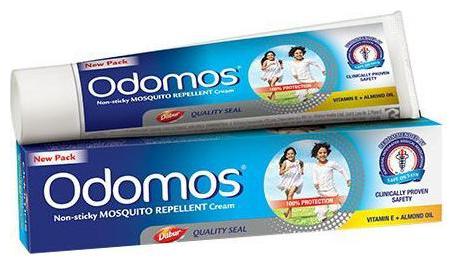 

Odomos Cream - Non-Sticky Mosquito Repellent (With Vitamin E Almond) 50 g