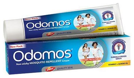 

Odomos Cream - Non-Sticky Mosquito Repellent (With Vitamin E Almond) 50 g