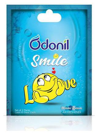 

Odonil Smile Love Bathroom Car Freshener - Twin Pack 10 g