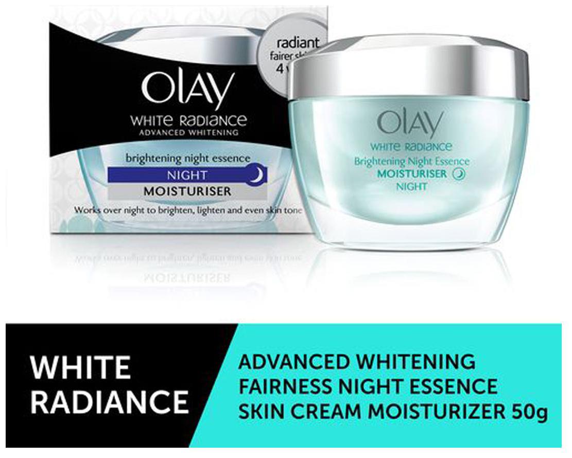 

Olay Fairness Cream White Radiance Advanced Whitening Night Essence Skin Moisturizer 50 g