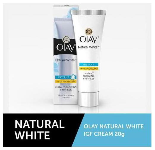 

Olay Natural White Light Instant Glowing Fairness Skin Cream Serum 20 g