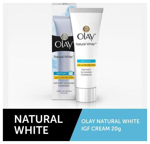 

Olay Natural White Light Instant Glowing Fairness Skin Cream Serum 20 g