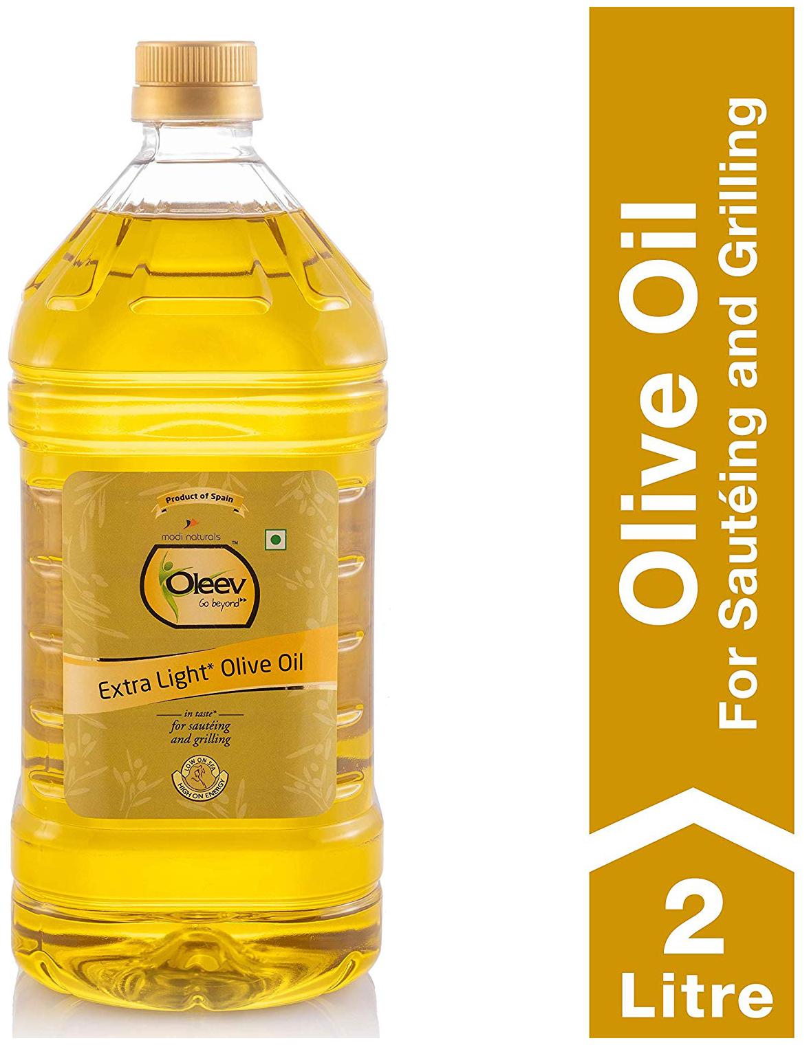 

Oleev Extra Light Olive Oil - Frying Sauteing Grilling 2L