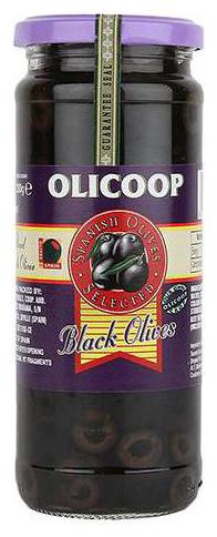 

Olicoop Olives - Black 450 g
