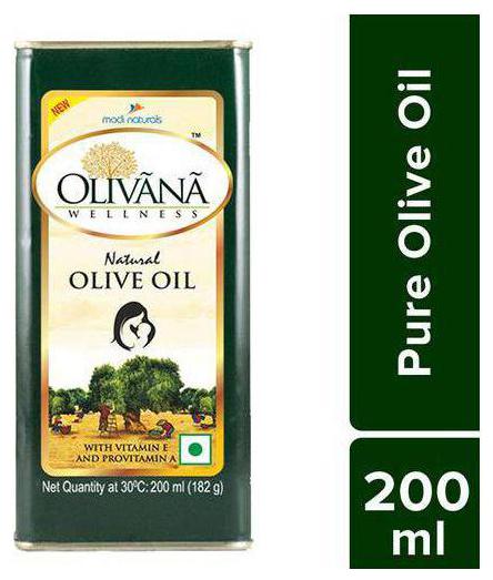 

OLIVANA Wellness Olive Oil - Vitamin E Pro Vitamin A 200 ml