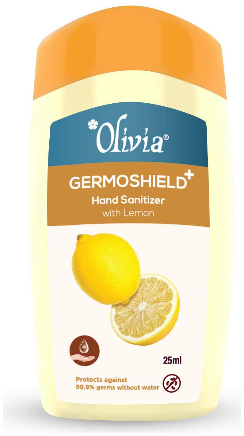 

Olivia Alcohol based Hand Sanitizer with Lemon 25ml (Pack of 12)
