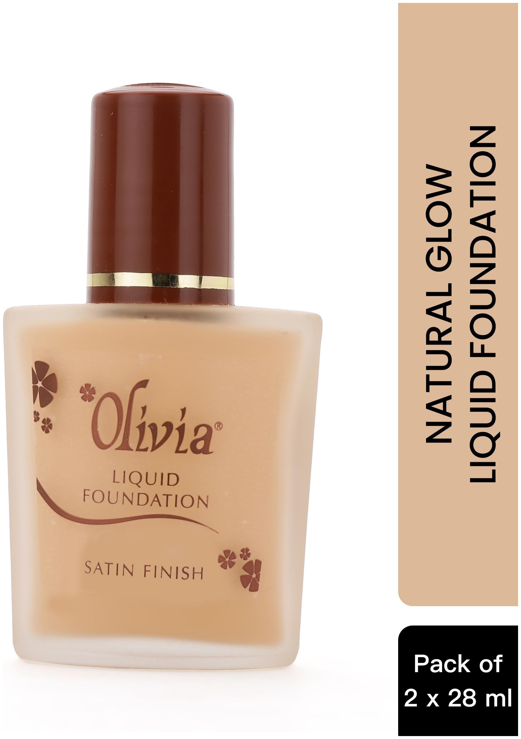 

Olivia Long Lasting Radiance Makeup Liquid Foundation Natural Glow 28ml Shade No 2 - Pack of 2