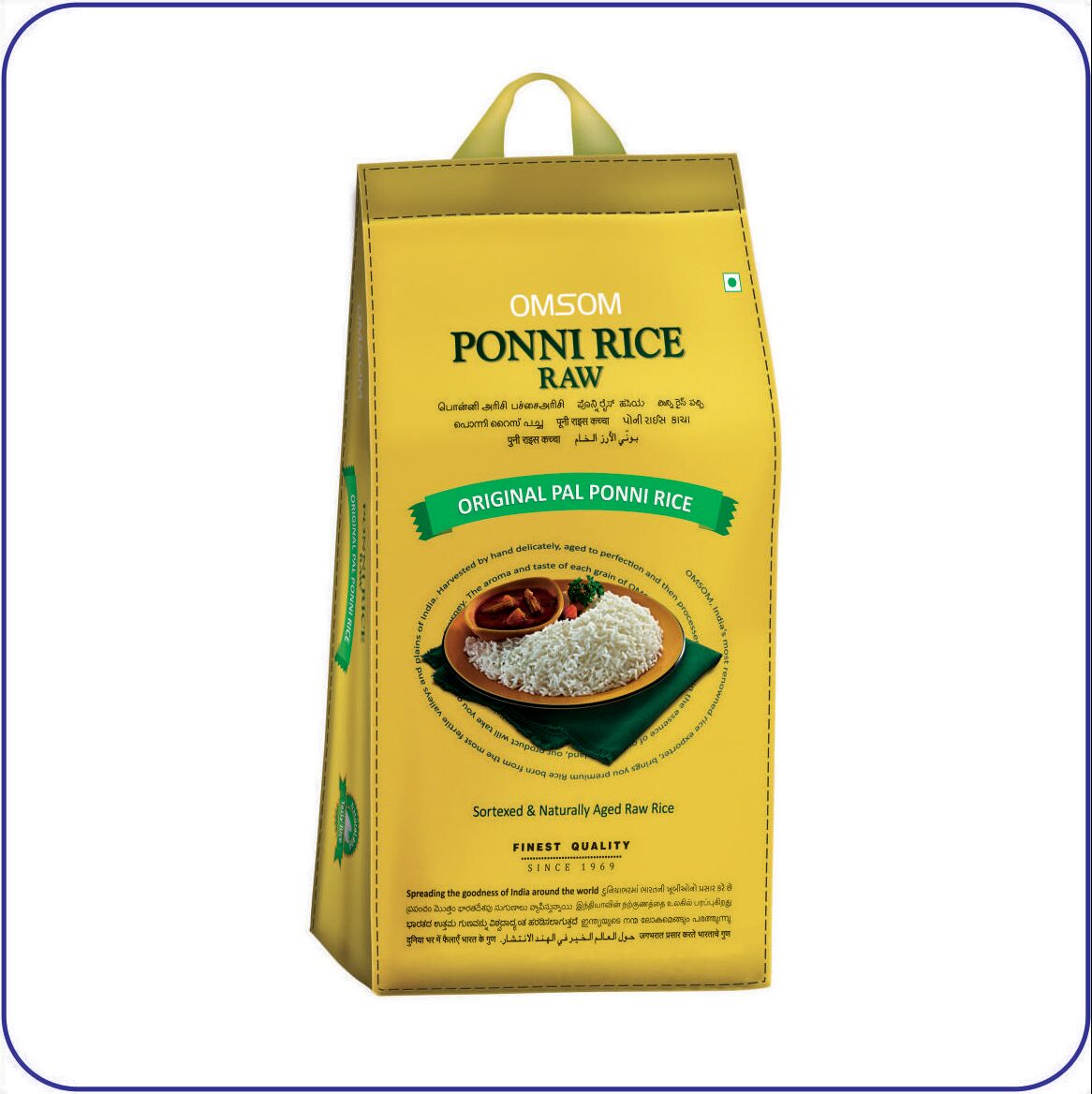 

OMSOM PONNI RAW RICE 5KG