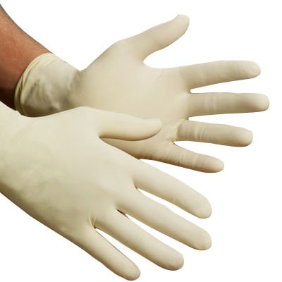 

On Safe Latex Examination Gloves Powdered (100 Gloves Medium Size)(Pack of 100)